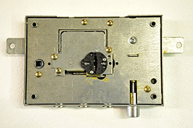serratura doppia mappa smontata